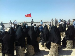 حضور طلاب مدرسه علمیه الزهرا (س) در اردوی راهیان نور و بازدید از مناطق جنگی